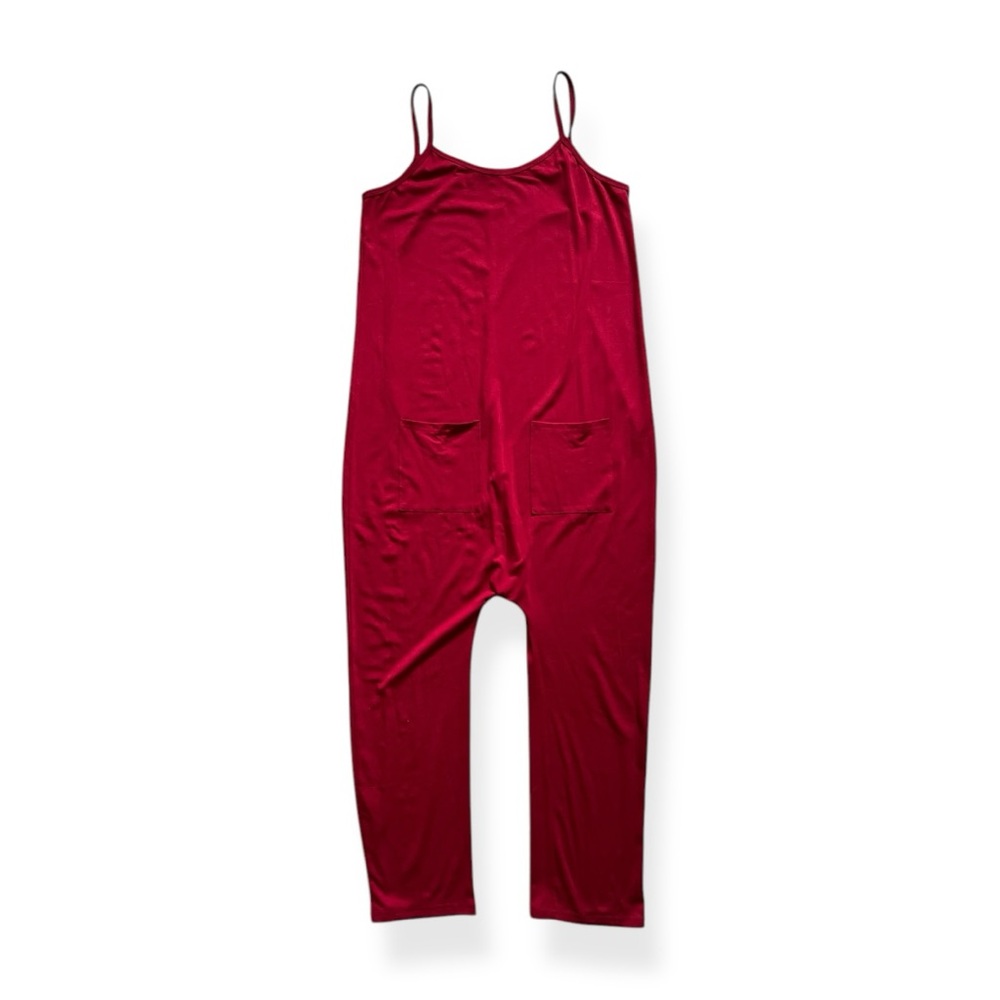 Red One Piece Jumpsuit